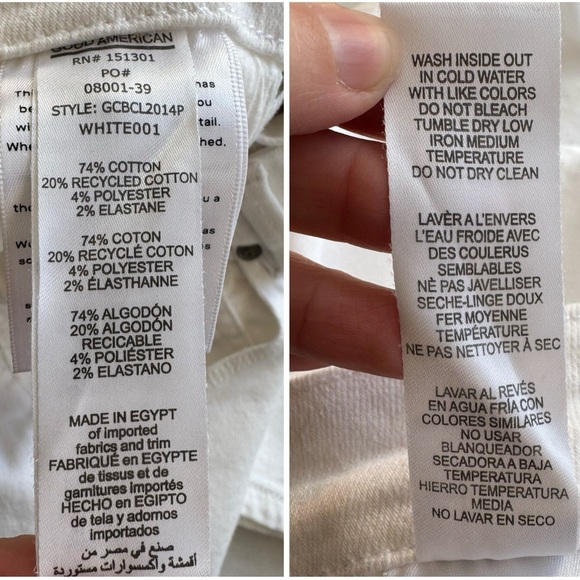 Good American Good Classic Slim Bootcut Jeans New - Picture 12 of 16